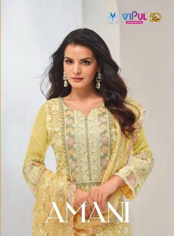 VIPUL AMANI 5981 TO 5986 DESIGNER SALWAR SUIT WHOLESALER IN SURAT